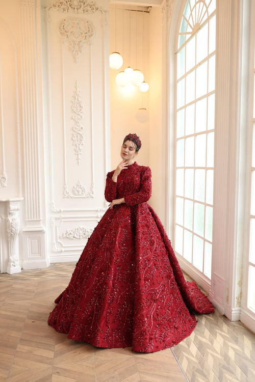 Ramzey Design – Aysima Kınalık | Tesettür Kına Gecesi Elbisesi