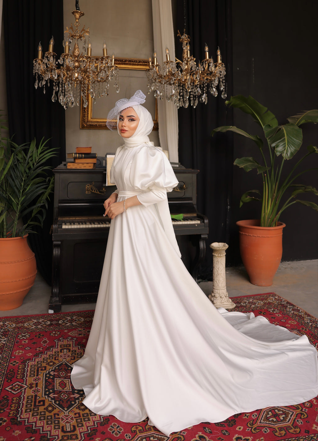 Amine Nikah Elbisesi